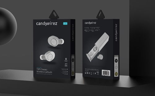 CANDYWIREZ双耳蓝牙耳机包装设计