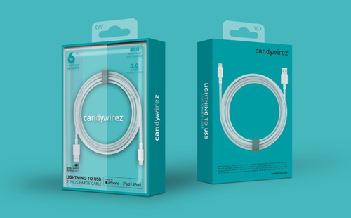 CANDYWIREZ外贸手机充电线包装设计